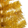 vidaXL Albero di Natale Preilluminato con Palline Oro 120 cm PET