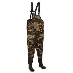 vidaXL Stivali da pesca con pantaloni Poliestere Rivestito in PVC