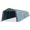 vidaXL Tendone Bestiame Rimovibile PVC 550 g/m&sup2; 3,3x16 m Verde Scuro