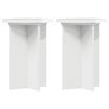 vidaXL Supporto per piante 2 pz Bianco Lucido &Oslash;29,5 x 40 cm