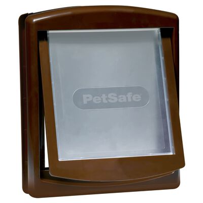 PetSafe Porta per Animali a 2 Direzioni 755 Media 26,7x22,8 cm Marrone