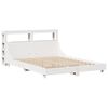 vidaXL Letto senza Materasso Bianco 160x200 cm Legno Massello di Pino