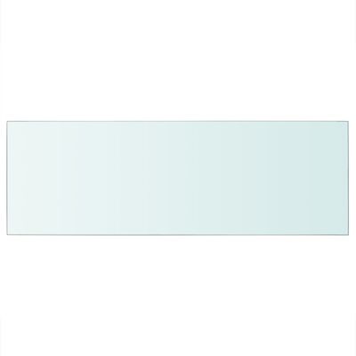 vidaXL Mensola in Vetro Trasparente 70x25 cm
