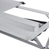 Campart Travel Tavolo Pieghevole Michigan in Alluminio 140x80x70 cm