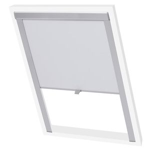 vidaXL Tenda a Rullo Oscurante Persiana Bianca F06 GGL e GGU