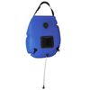 vidaXL Borsa per Doccia da Campeggio Blu 20 L in PVC