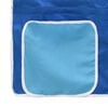 vidaXL Struttura del Letto Loft per Bambini con Tendine Nero e Blu