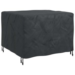 vidaXL Copertura per mobili Tinta unita Nero 113 x 113 x 73 cm 210D