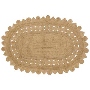 vidaXL Tappeto Marrone 152 x 245 cm Juta