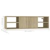 vidaXL Scaffale a Parete Rovere Sonoma 102x30x29 cm Legno Multistrato