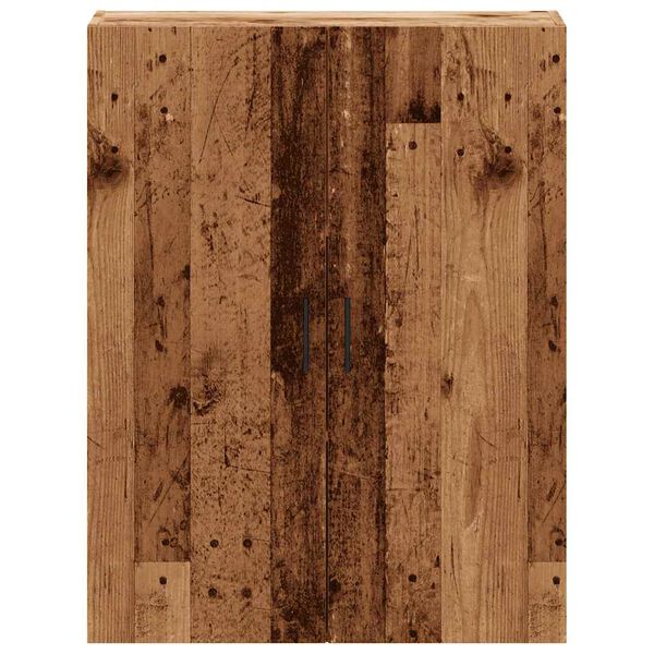 vidaXL Mobile a Parete Legno Antico 69,5x34x90 cm