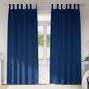 vidaXL Tende Blackout con Anelli 2 pcs Blu Scuro 260 x 140 cm