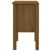 vidaXL Comodini 2 pz ambra 40x35x61,5 cm in Legno Massello di Pino
