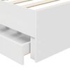 vidaXL Struttura del letto Bianco 100 x 200 cm Legno Ingegnerizzato