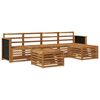 vidaXL Set di divani da esterno 6 pcs Naturale