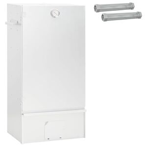 vidaXL Forno Affumicatore 3 pz 44,5 x 29 x 83 cm Acciaio zincato