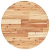 vidaXL Piano Tavolo Rotondo &Oslash;60x2 cm in Legno Massello di Acacia