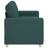 vidaXL Divano Divanetto Verde Scuro 160x77x82 cm in Tessuto