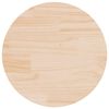 vidaXL Piano Tavolo Rotondo &Oslash;50x3 cm in Legno Massello di Pino