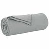 vidaXL Coperte da Pile 6 pcs Grigio 170 x 130 cm Panno