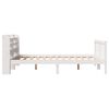vidaXL Letto senza Materasso Bianco 120x200 cm Legno Massello di Pino