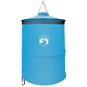 vidaXL Tenda per toilet pop-up con corda sospesa 97 x 126 cm Blu