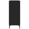 vidaXL Credenza con cassetto Nero 79,5 x 33 x 82 cm Legno multistrato