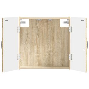 vidaXL Armadio per Dartboard HOORN Rovere Sonoma 52,5 x 10,5 x 53,5 cm