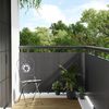 vidaXL Paravento da Balcone Antracite 600x90 cm in Polyrattan