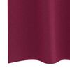vidaXL Tende Blackout con Anelli 2 pcs Rosso Vino 175 x 140 cm