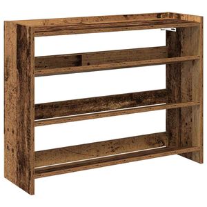 vidaXL Scarpiera Legno Antico 80x25x62 cm in Legno Multistrato