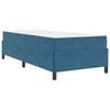 vidaXL Struttura del letto Blu Scuro 90 x 190 cm Tessuto
