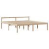 vidaXL Letto per Anziani con Testiera 200x200 cm Legno Massello Pino