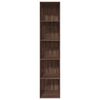 vidaXL Libreria Rovere Marrone 40x30x189 cm in Legno Multistrato