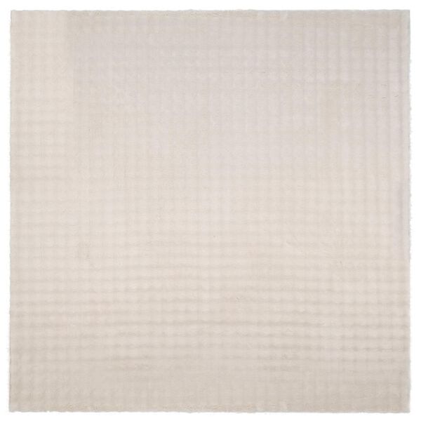 vidaXL Tappeti per area Quadrato SIROLO Beige 120 x 120 cm Poliestere