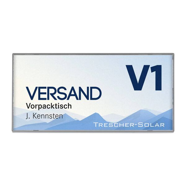 MOEDEL Targhetta per Porta Semplice Kairo 7,5x14,9x1 cm Grigia 5 pz