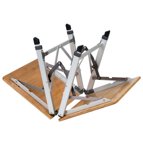 Bo-Camp Tavolo da Campeggio Pieghevole Richmond 70x40 cm in Bamb&ugrave;