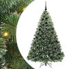 vidaXL Albero di Natale artificiale con 300 LED Verde 180 cm PE e PVC