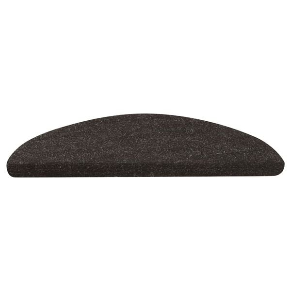 vidaXL Tappetini Autoadesivi per Scale 10pz Neri 56x17x3 cm