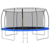 vidaXL Set Trampolino Rotondo 460x80 cm 150 kg