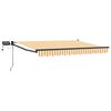 vidaXL Tenda retrattile manuale con LED 3 x 2 m