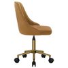 vidaXL Sedie da Pranzo Girevoli 2 pz Marroni in Velluto