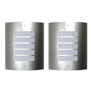 Appliqu&egrave; moderni in acciaio inox per esterni ed interni, 2