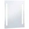 vidaXL Specchio da Parete a LED per Bagno 60x80 cm
