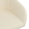 vidaXL Sedie da Pranzo Girevoli 2 pz Crema in Velluto