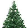 vidaXL Albero di Natale Preilluminato Palline Bianco 180 cm 564 Rami