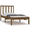 vidaXL Giroletto ambra in Legno Massello 75x190 cm Small Single