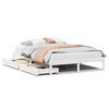vidaXL Letto senza Materasso Bianco 120x200 cm Legno Massello di Pino