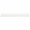 vidaXL Mensola sospesa 4 pcs Bianco 40 x 9 x 2,5 cm Acciaio
