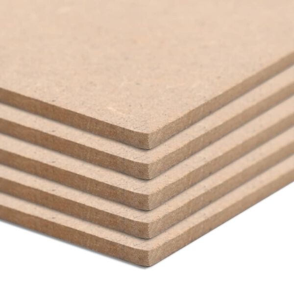 vidaXL Pannelli in MDF 5 pz Rettangolari 120x60 cm 2,5 mm